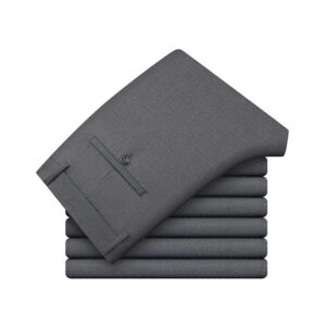 Classic Pleated Formal Pants - Navy Blue